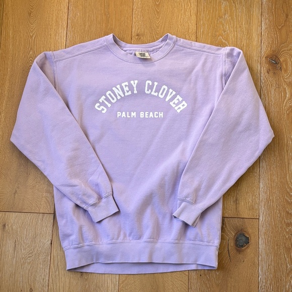 Stoney Clover Lane Tops - Comfort Colors Stoney Clover Lavender Sweatshirt